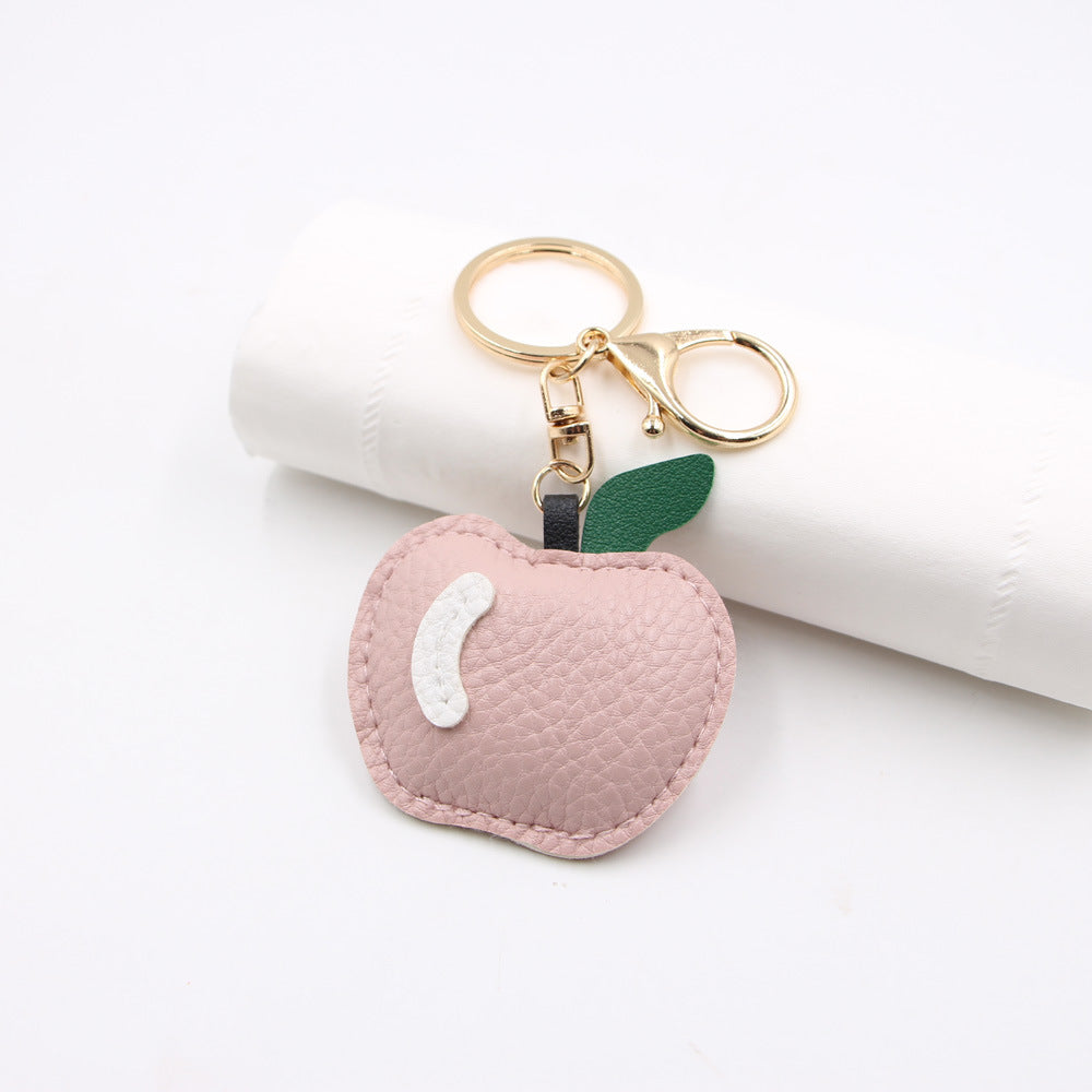Wholesale Stylish PU Leather Keychain Electroplated Finish Car Key Accessory Bag Charm For Modern Party Favors And Resale