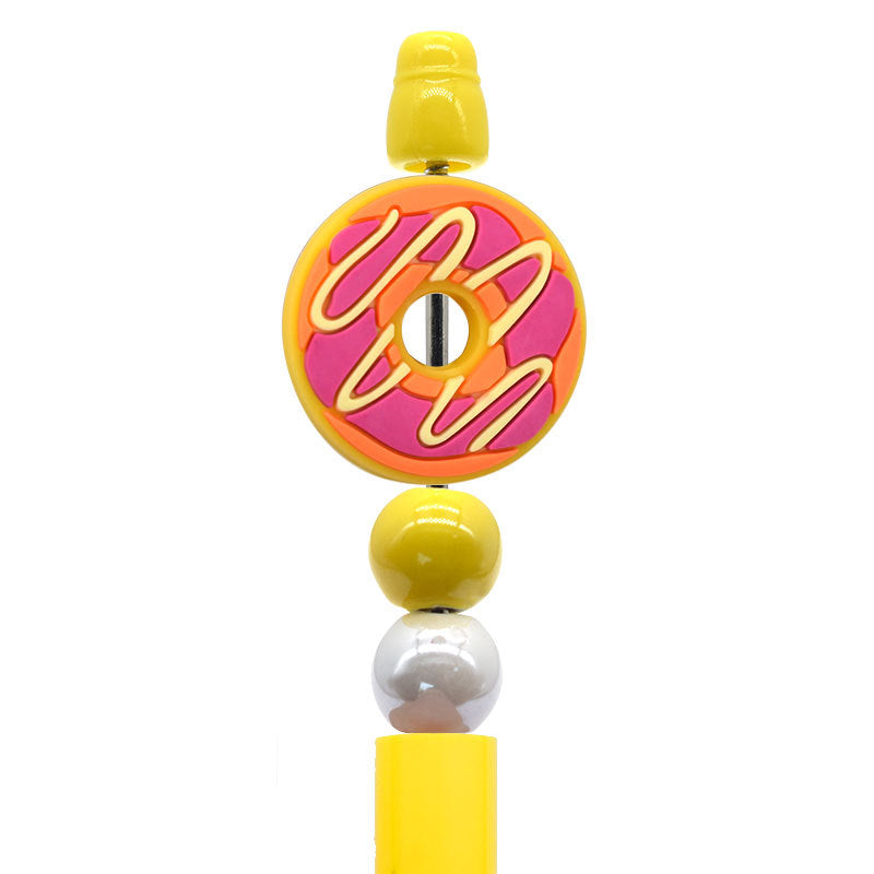 Wholesale  Random 100pcs Cartoon Food Donuts Cute Resin  Beads Focal Beads