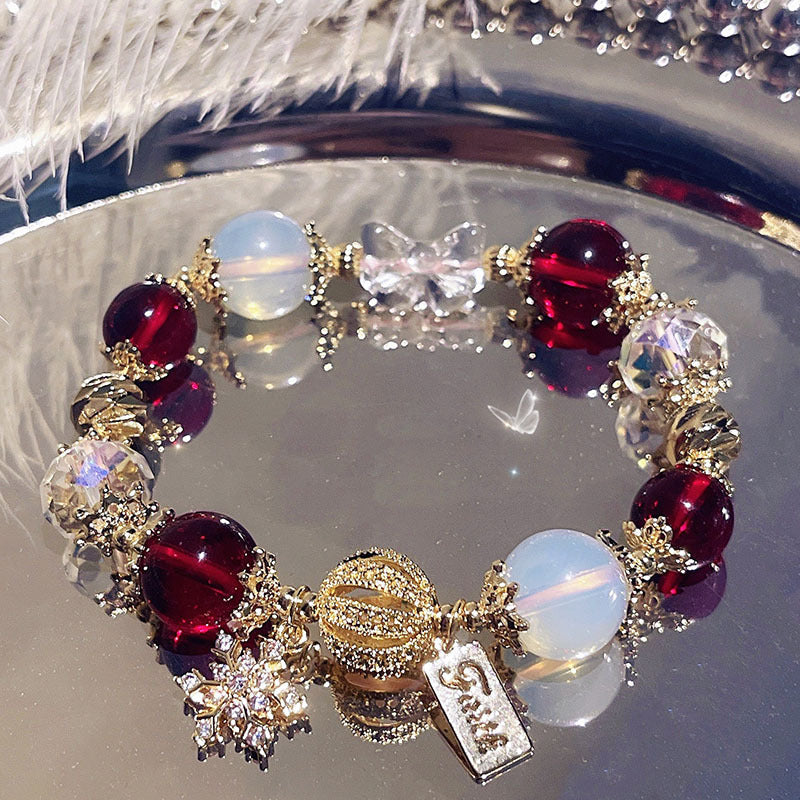 Wholesale Christmas Snowflake Alloy Bracelets