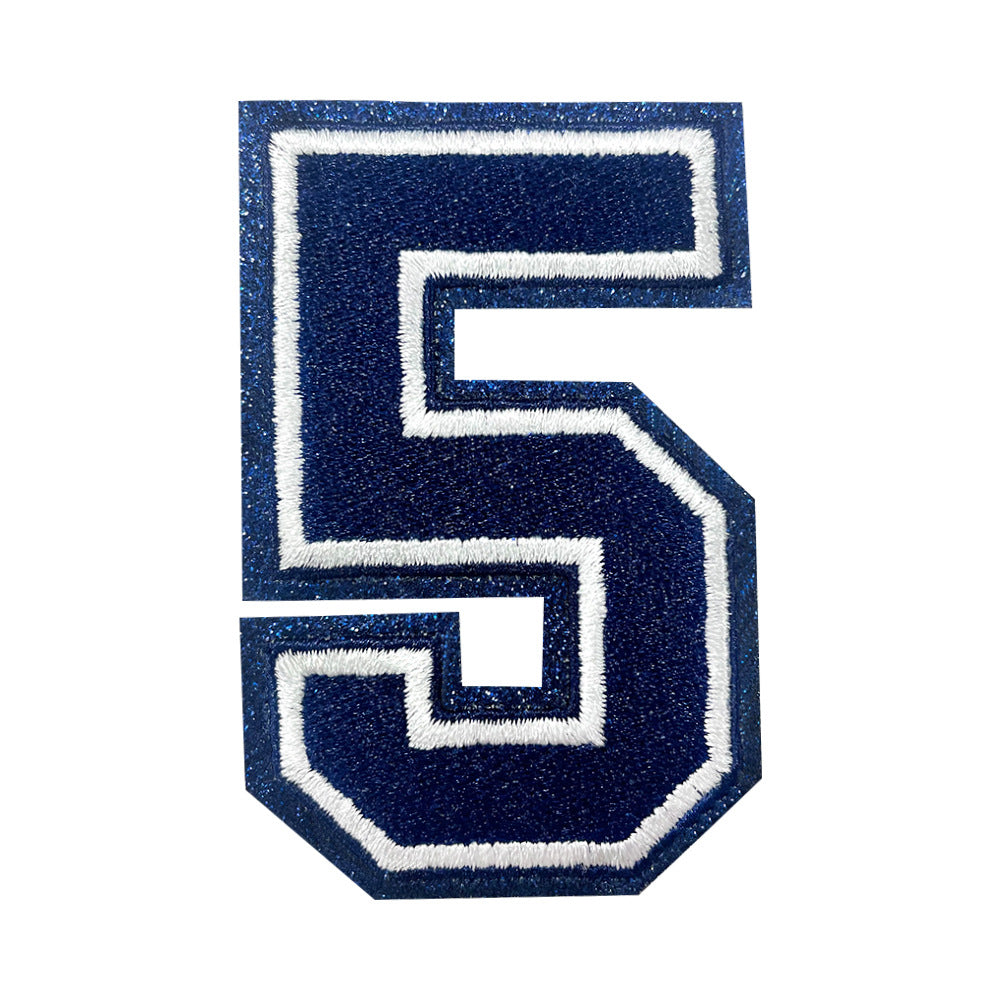 Wholesale Baseball Numbers 0 9 Iron On Embroidery Patches Polyester Fashion Accessory DIY Craft Supply For Clothing And Boutique Resale