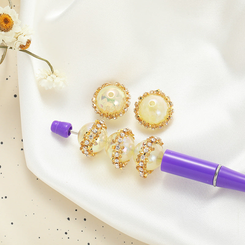 Wholesale 10pcs Luminous Handmade Beads with Drilled Straight Holes