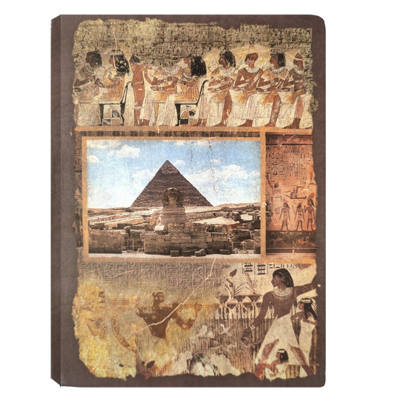 Wholesale Kraft Paper A5 Retro Color Page Illustration Culture Notebook