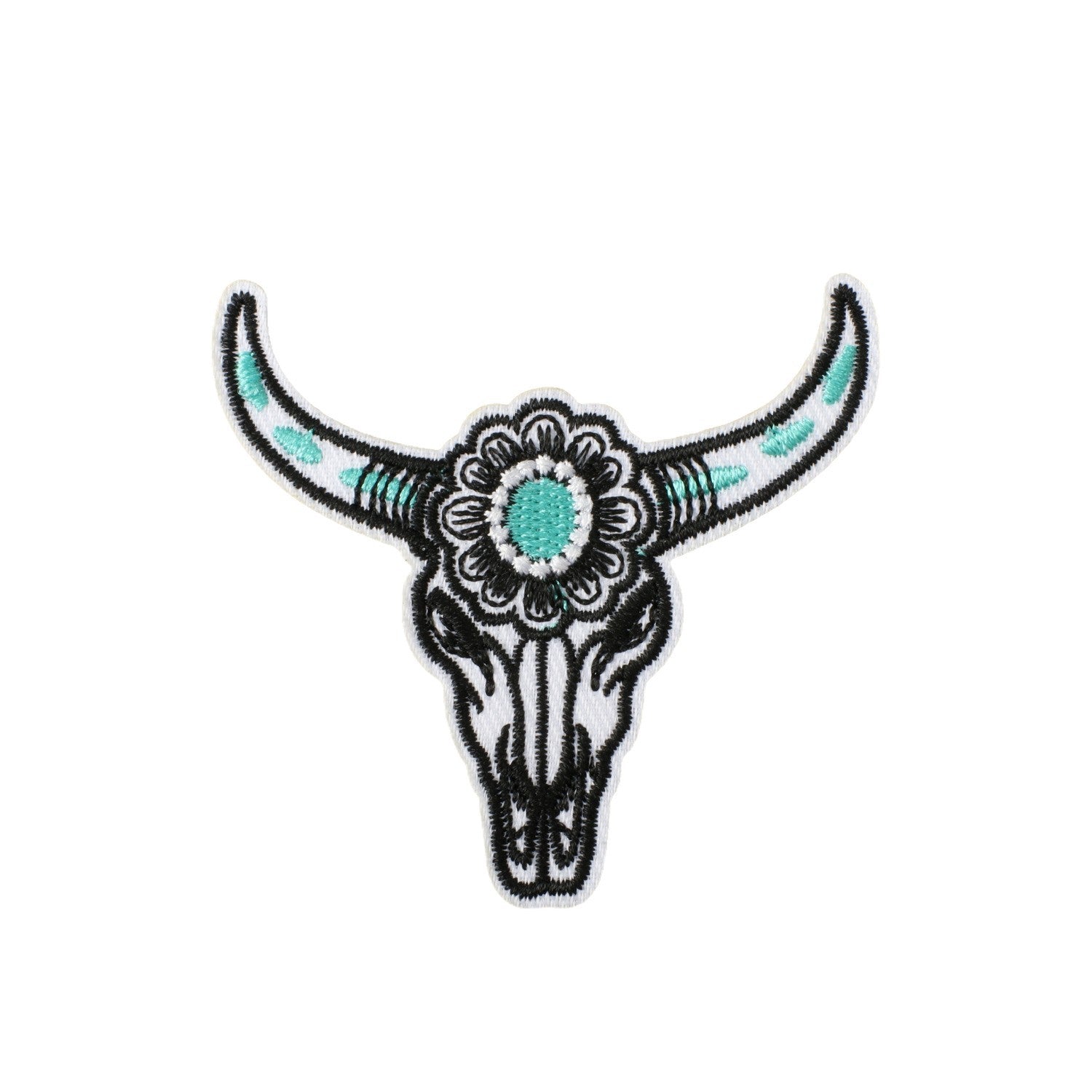 Wholesale Trendy Western Cowboy Embroidered Patches Cross And Leopard Bow Design Polyester Thread Stylish Clothing Decoration For Everyday Use
