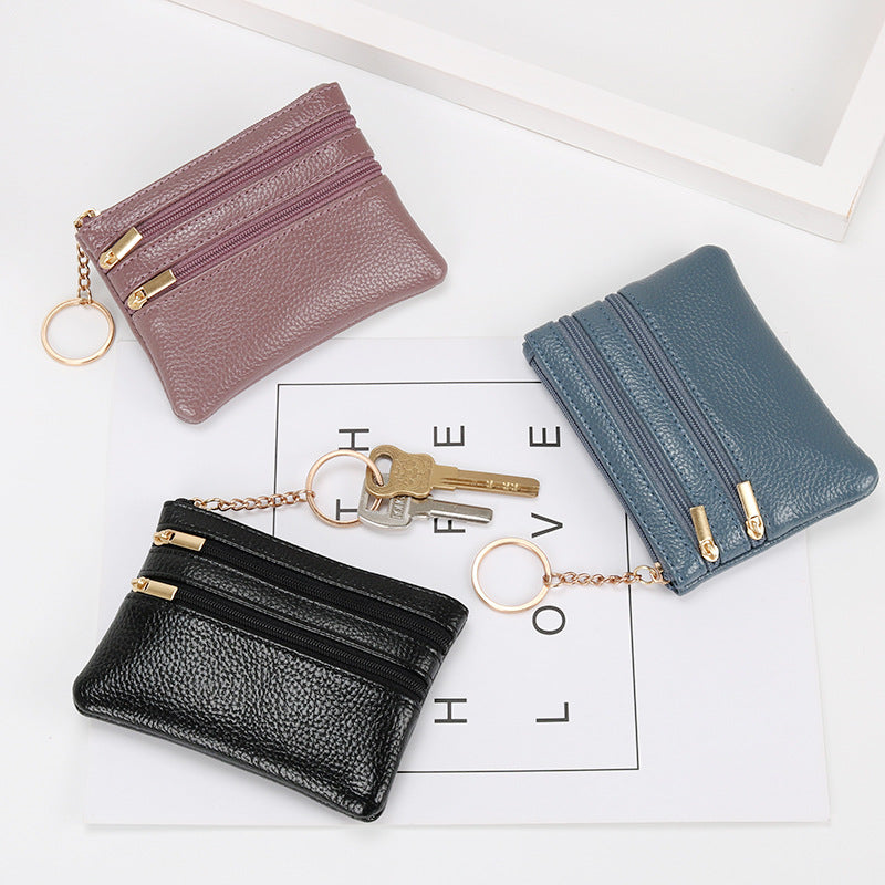 Wholesale PU Short Zipper Zero Wallet
