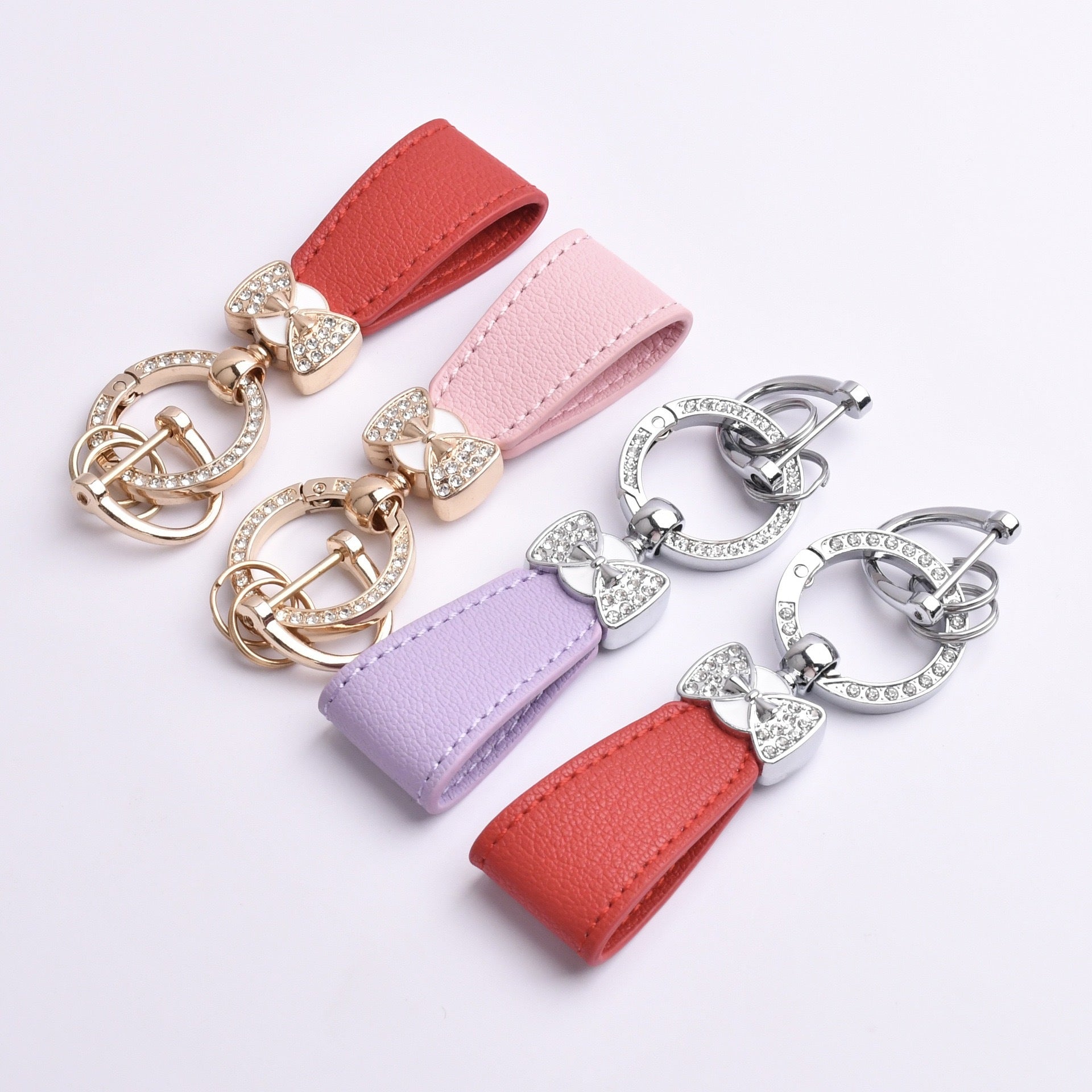 Wholesale Diamond Bow Bracelet Keychain