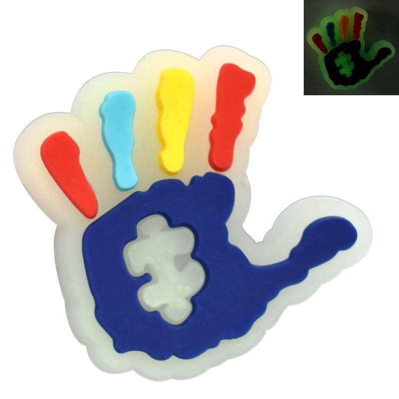 Wholesale Random 100pcs/pack  Glow-in-the-dark cartoon multi-functional beaded   Focal Beads