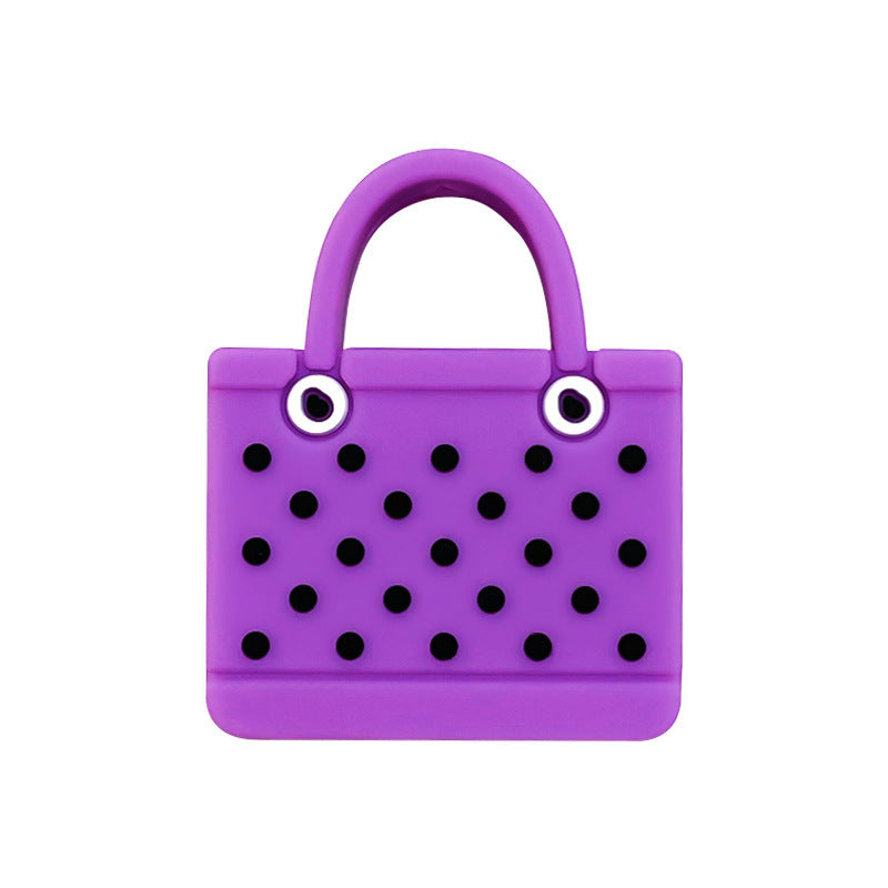 Wholesale 10pcs  Artificial Beach Bag Small Pendant DIY  Focal Beads