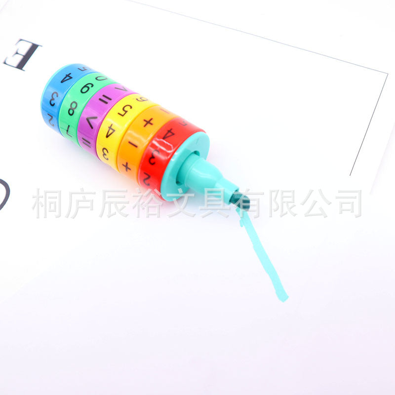 Wholesale Digital Rubik's Cube Highlighter Pen