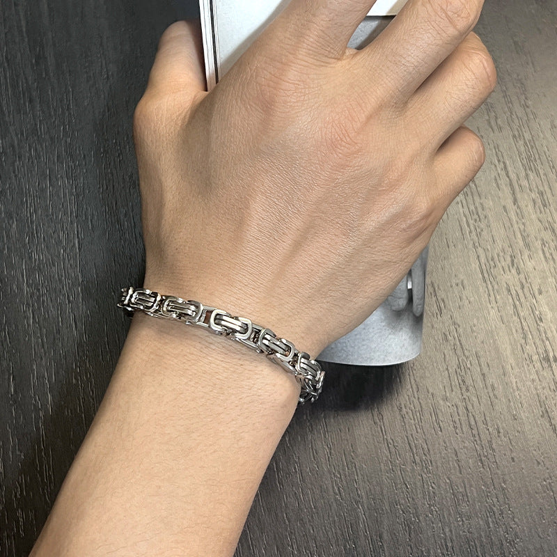 Wholesale Titanium Steel Non-fading Cuban Bracelet