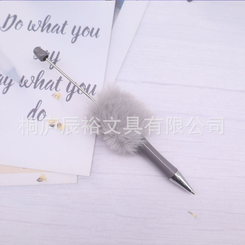 Wholesale Cartoon beaded cute pen with cute beads and cute girly gift pen