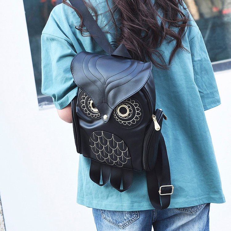 Wholesale PU Owl Backpack