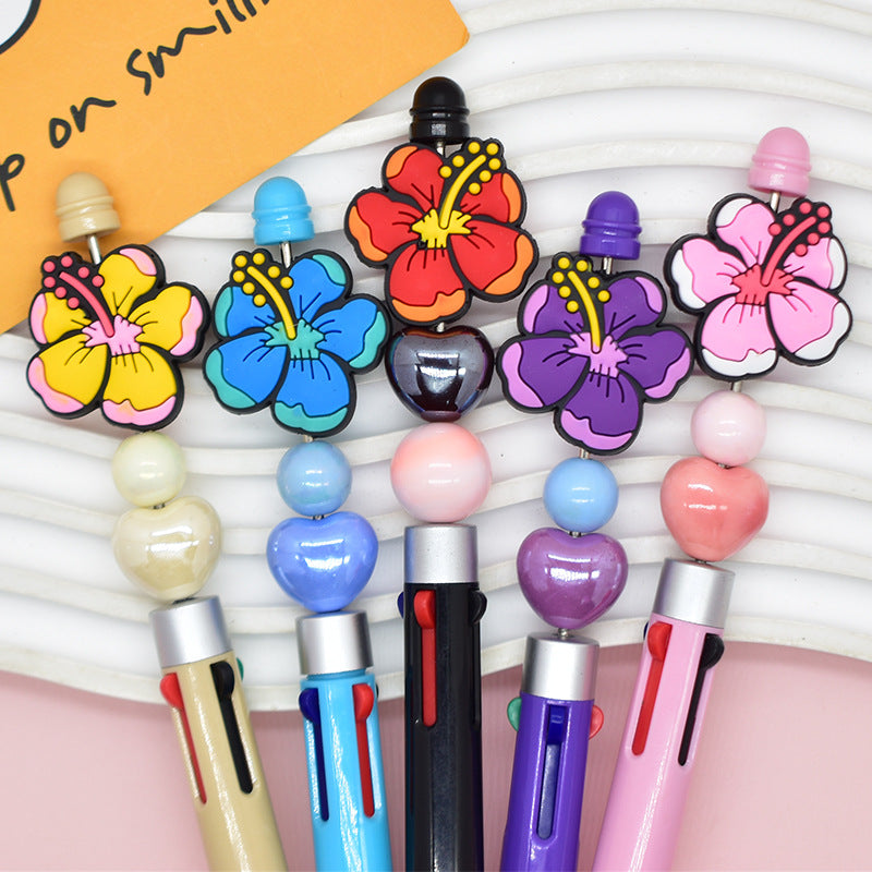 Wholesale Random 100pcs Flower Bead Series DIY Focal Beads