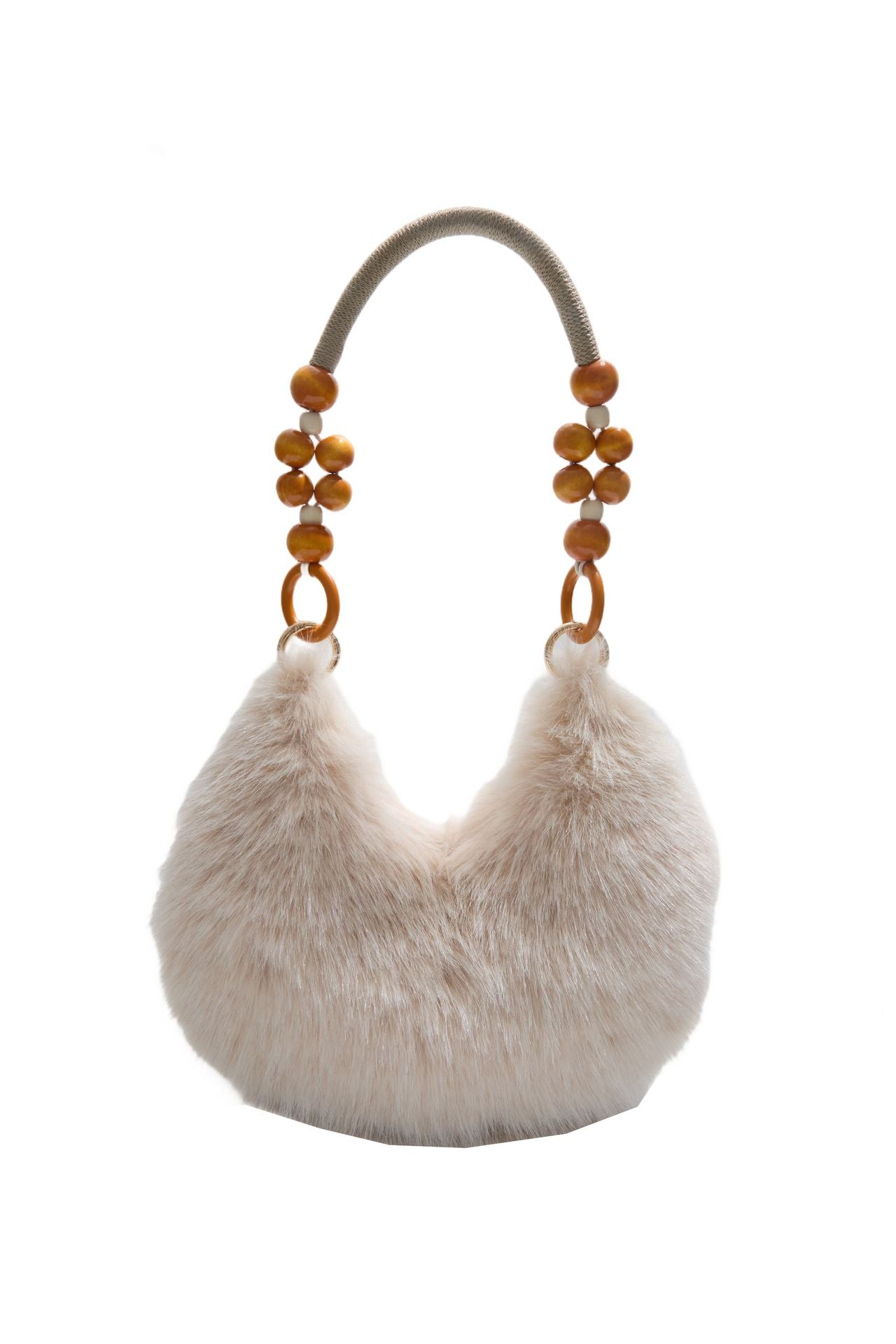 Wholesale Plush tote bag  stylish and sophisticated shoulder bag.