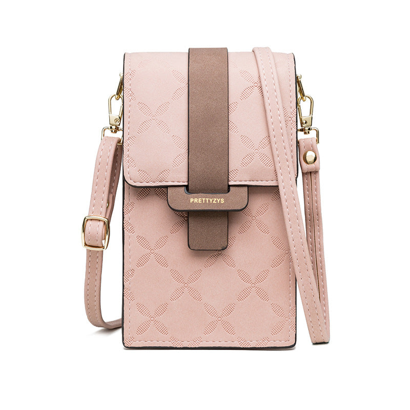 Wholesale Mini shoulder bag with vertical check buckle and detachable shoulder strap