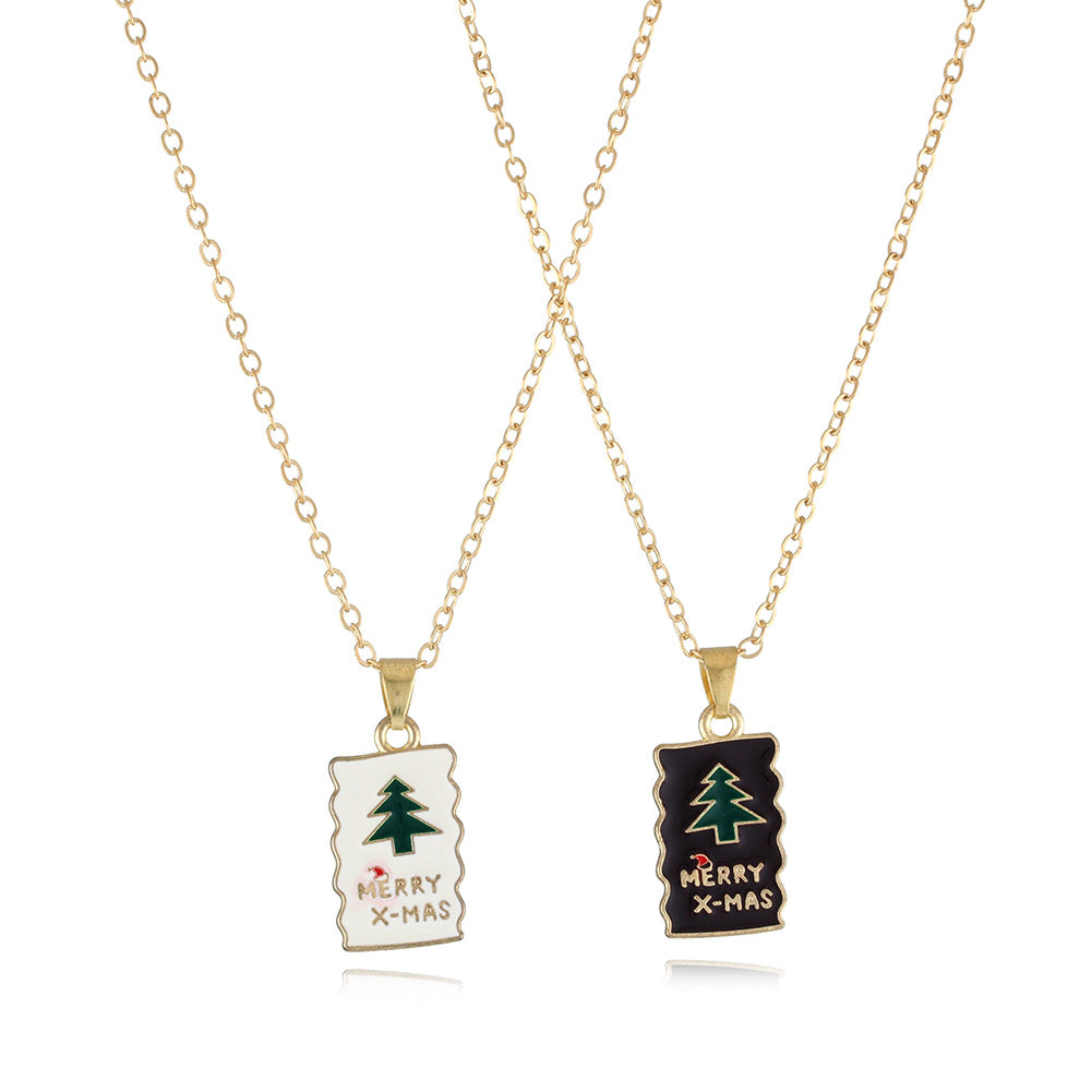 Wholesale Christmas Series Children' s Good Friend Necklace