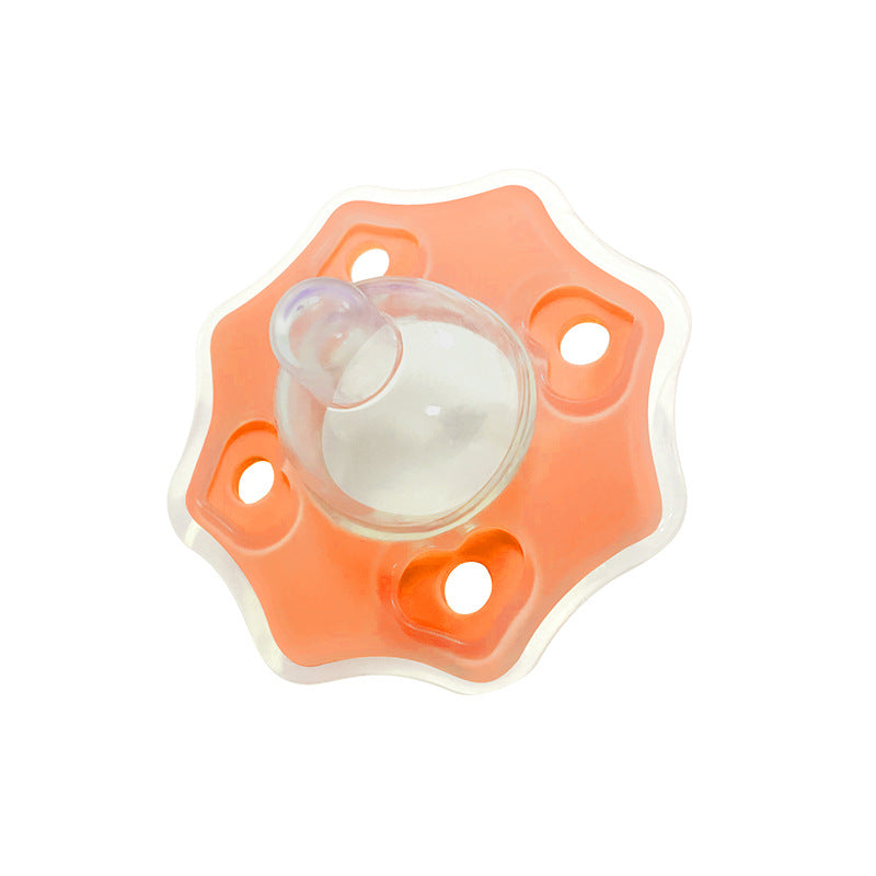 Wholesale Silicone Two-color Teether Pacifier