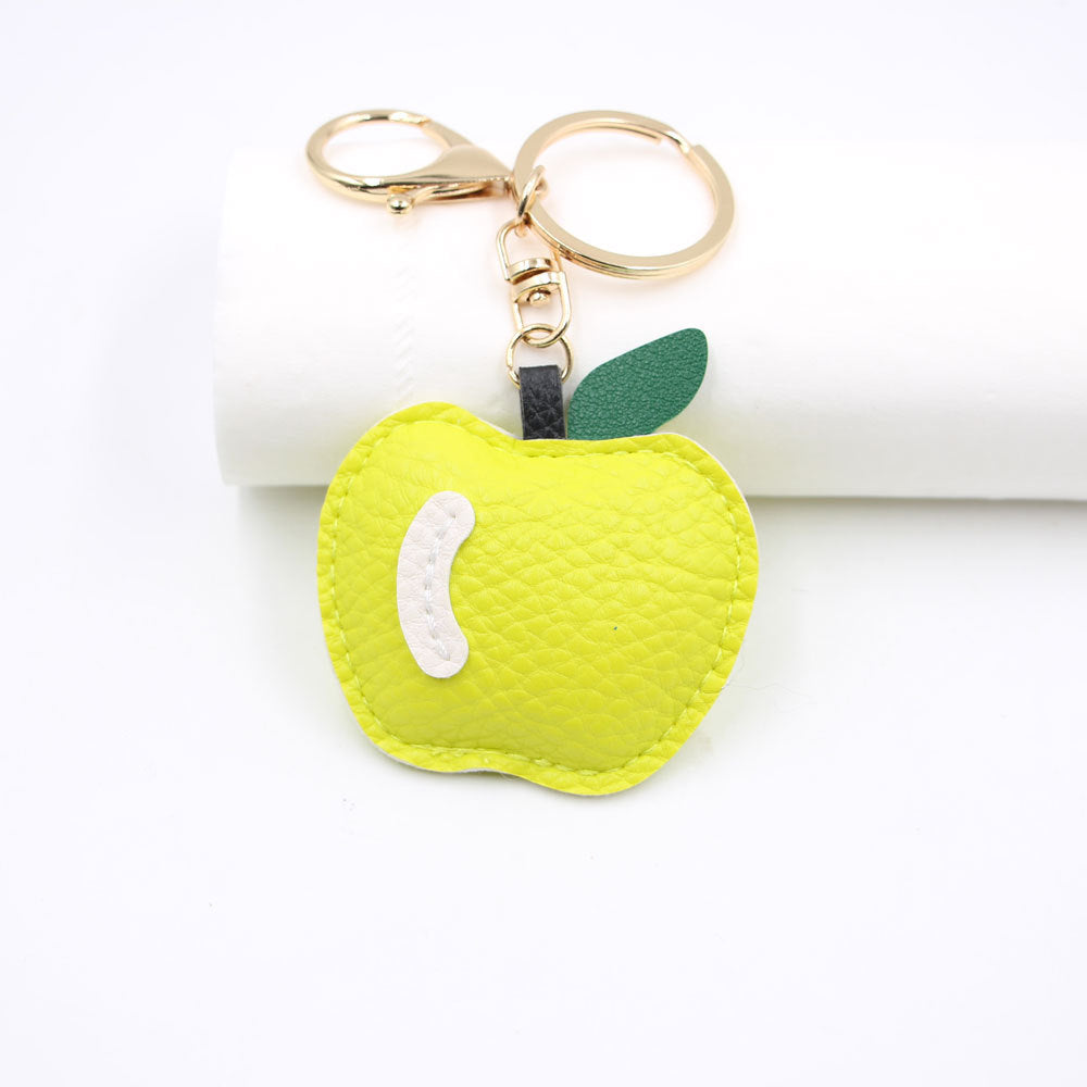 Wholesale Stylish PU Leather Keychain Electroplated Finish Car Key Accessory Bag Charm For Modern Party Favors And Resale