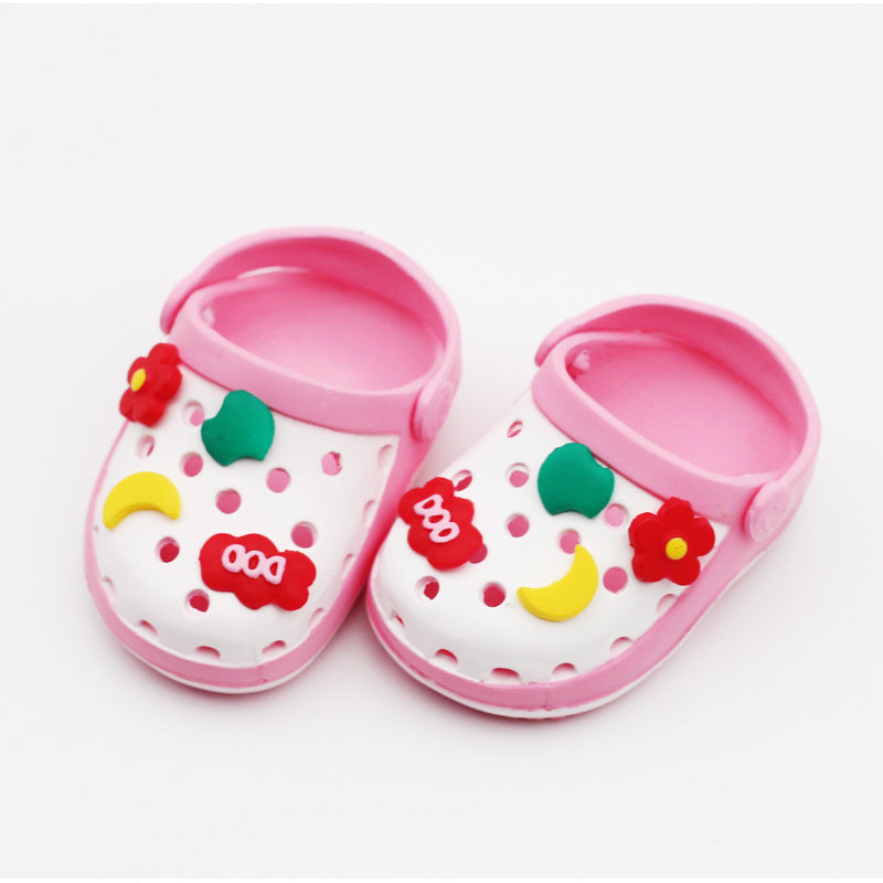 Wholesale 20cm cotton doll slippers 14 inch toy beach shoes