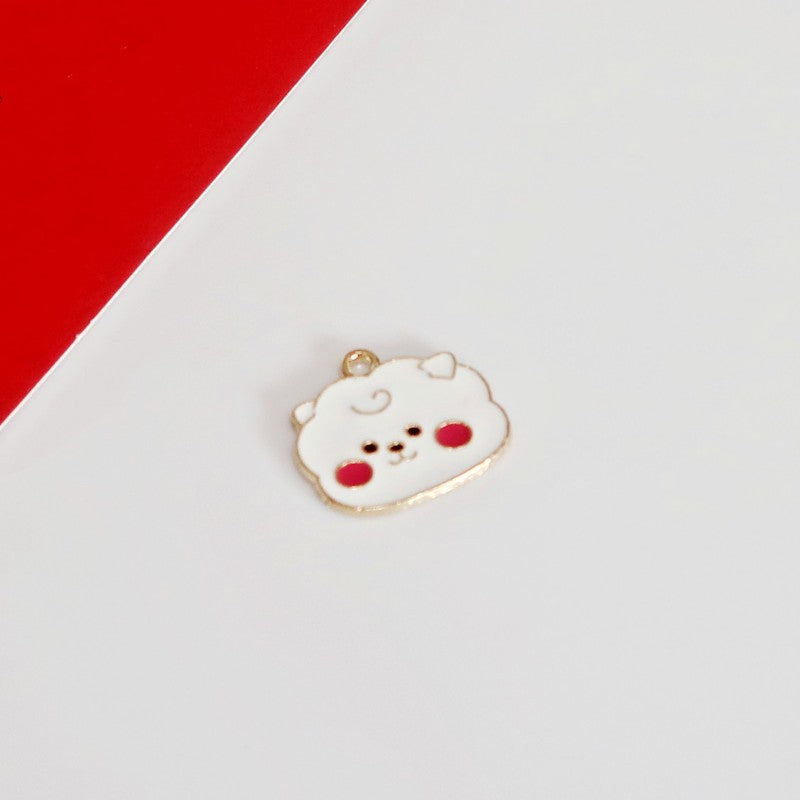 Wholesale cartoon small animal drop oil jewelry pendant