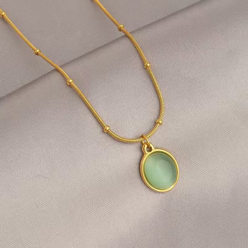 Wholesale Gold Titanium Steel Necklace for Women,  Non-Fading