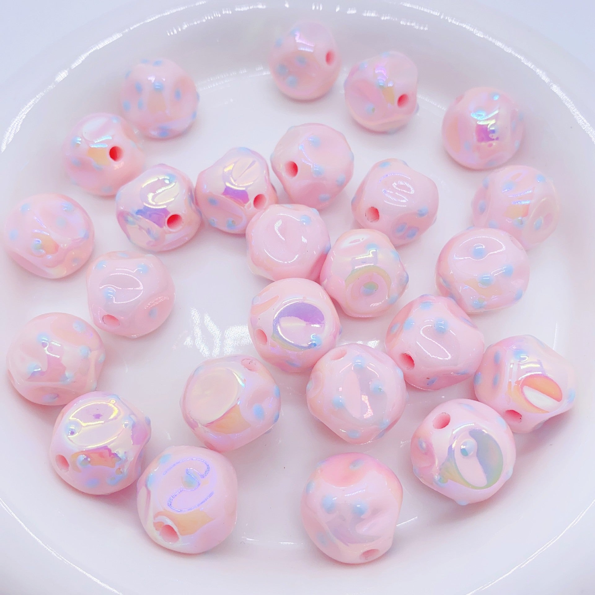 Wholesale 10pcs/pack Luminous Drops Oil Fig Meteorite Beads