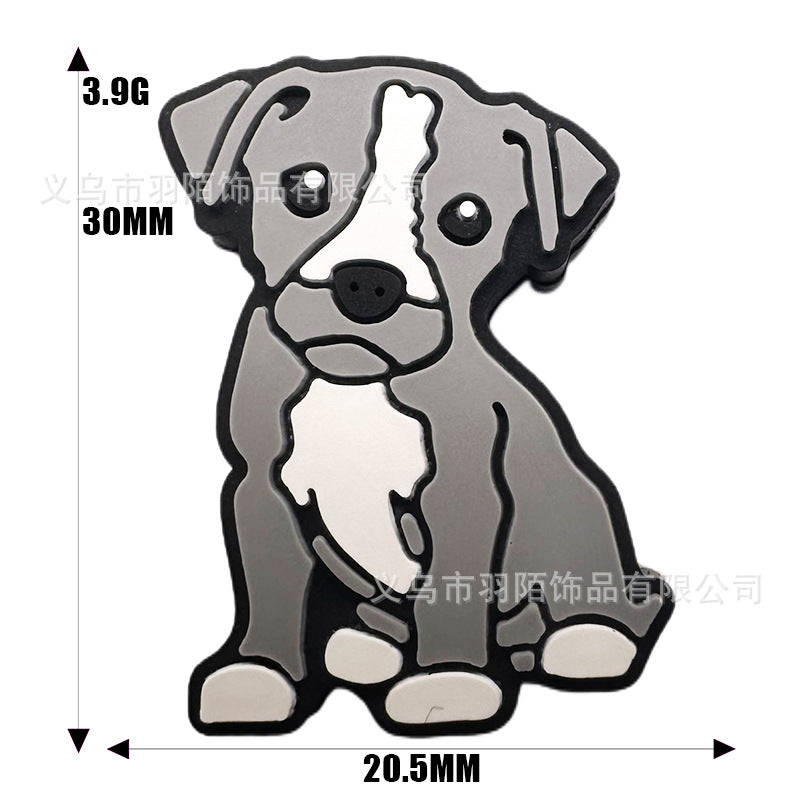 Wholesale 10PCS Pet Dog Cartoon Silicone Beads