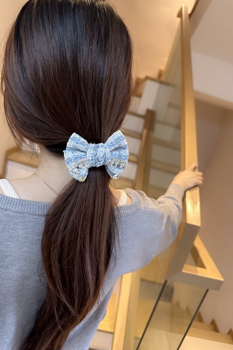 Wholesale Fabric Butterfly Knot Hair Ropes