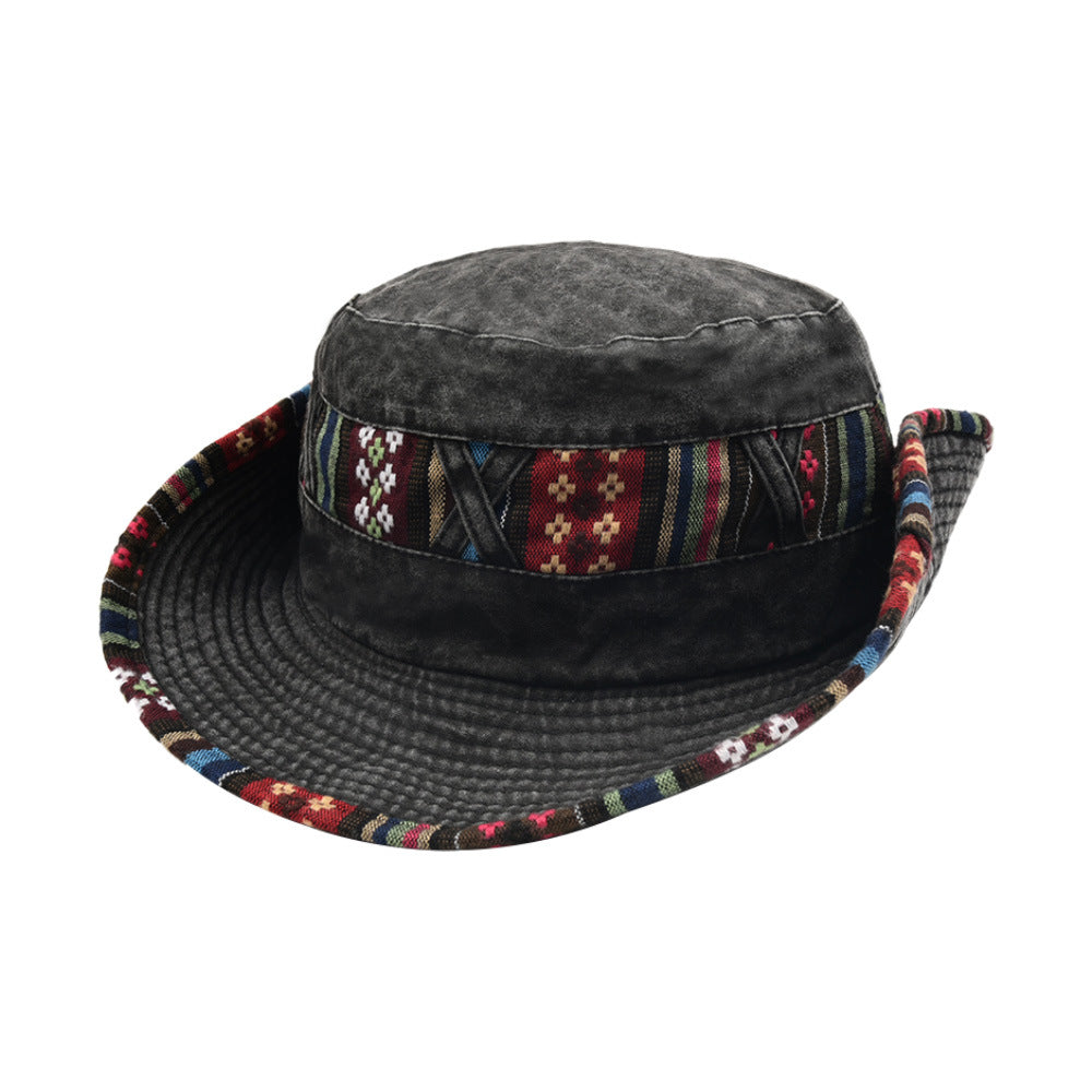 Sombrero de cubo de montañismo de color sólido de poliéster de poliéster al por mayor