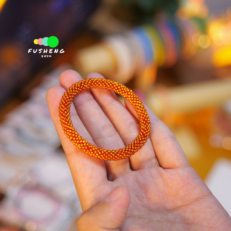 Wholesale Nepal Japanese Essential Oil Diffuser Hand-woven Solid Color Bracelet