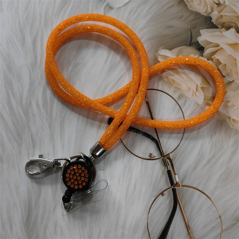 Wholesale Plastic Fishing Nets with Diamond Hanging Ropes and Keychains