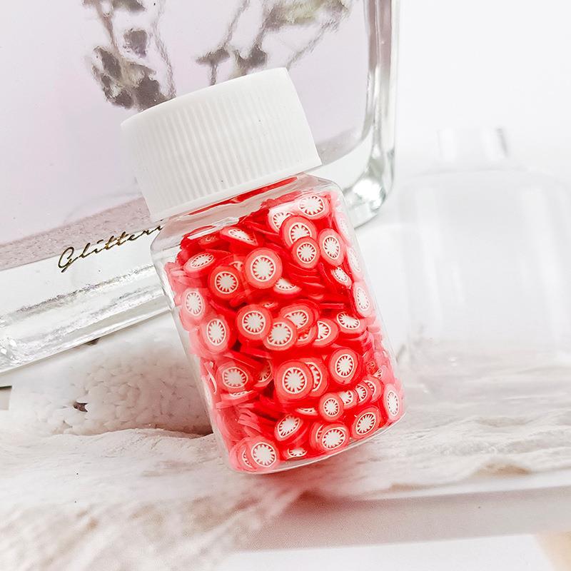 Wholesale Fruit clay slices 20ml small bottle 15g