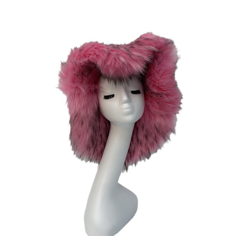 Wholesale Thick Imitation Fur Plush Hat