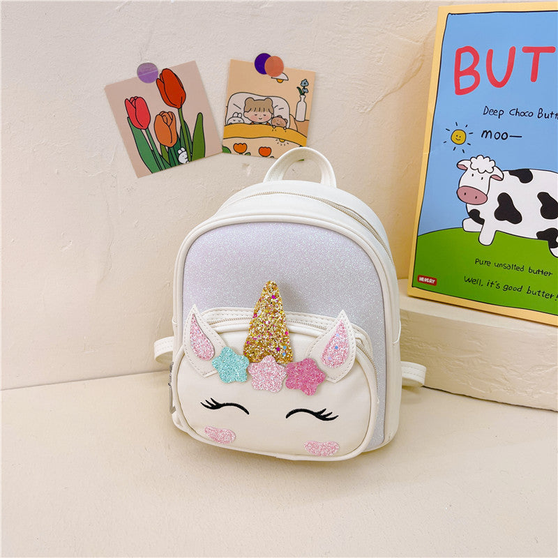 Wholesale PU Kids Unicorn Backpack