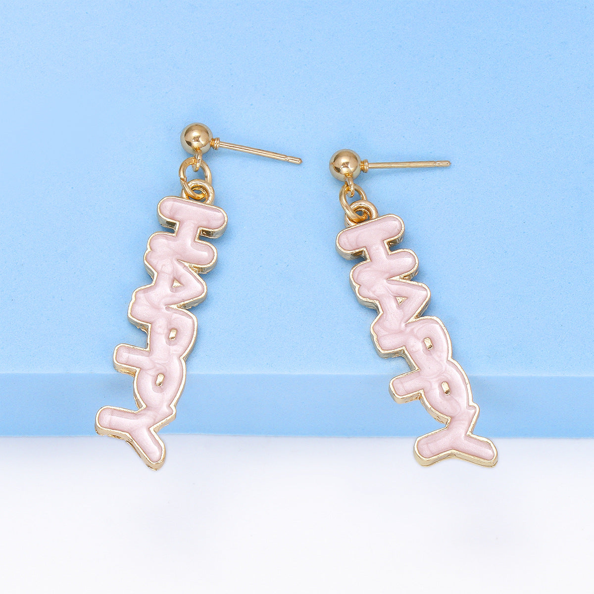 Wholesale Easter Oil Drop Alloy Earrings