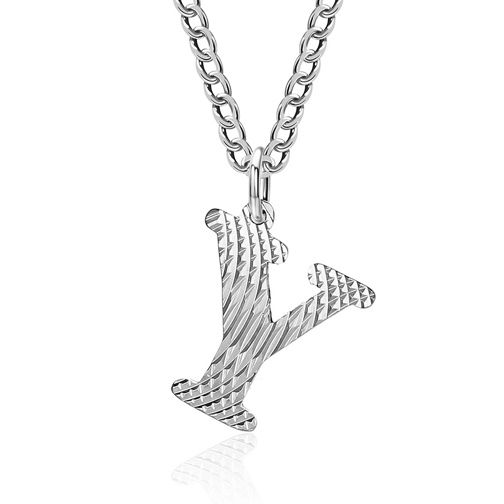 Wholesale English Letter Titanium Steel Necklaces