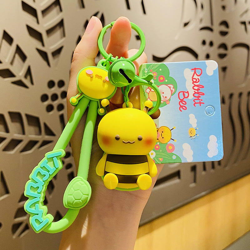 Wholesale Cartoon Rabbit Silicone Keychains
