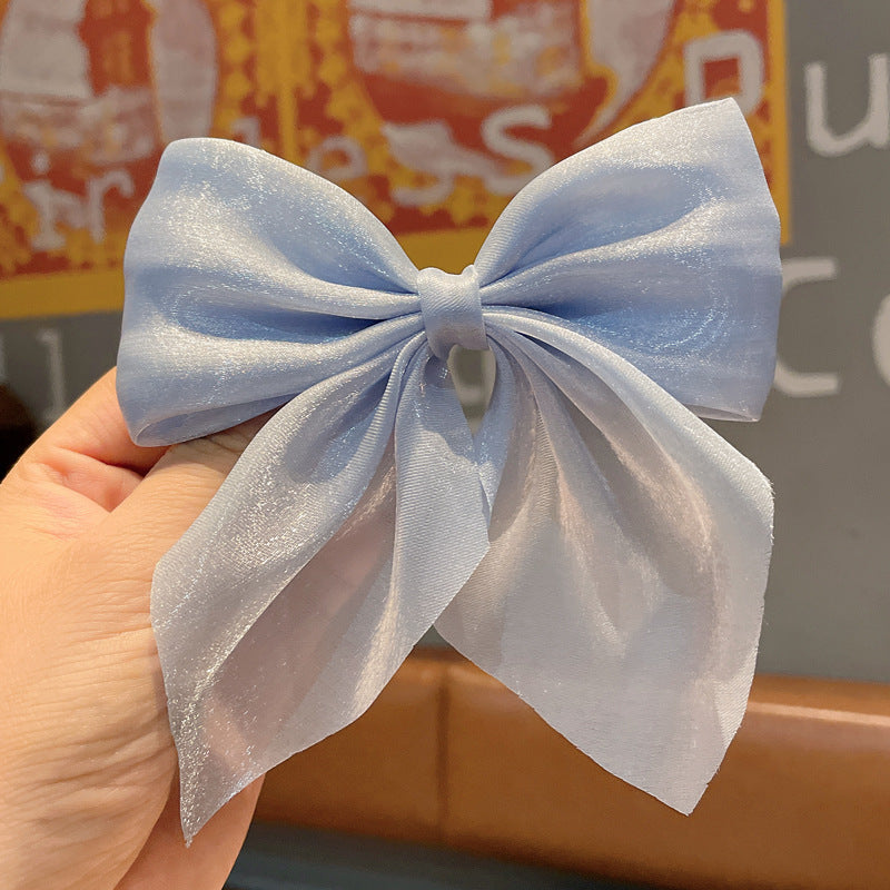 Wholesale Wholesale solid color temperament college style bow hairpin