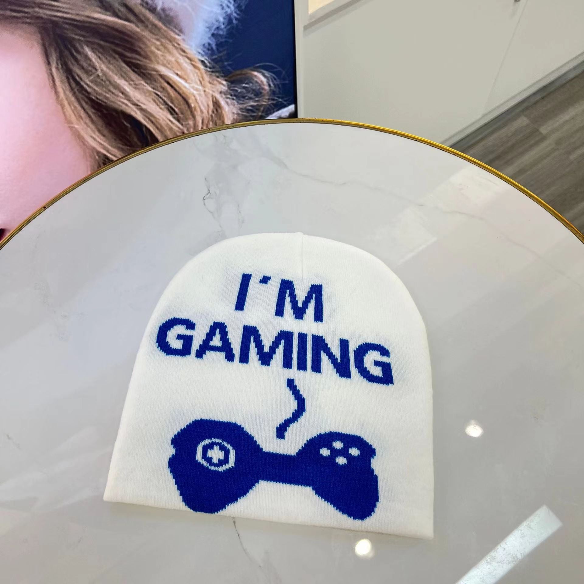 Wholesale New Autumn and Winter Letter Embroidery Vintage Acrylic Woolen Beanie