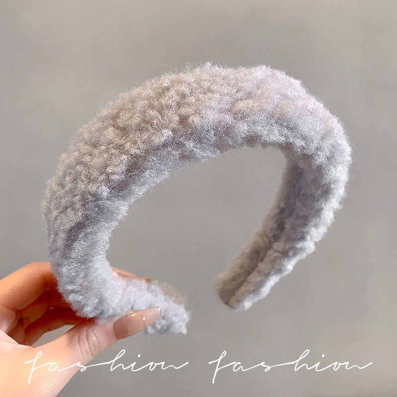 Wholesale Grey wide bow headband