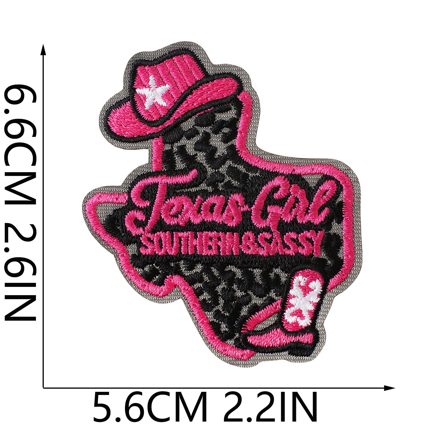 Wholesale Western Cowboy Cactus Embroidered Iron On Patches DIY et And Bag Crafts Boutique Resale