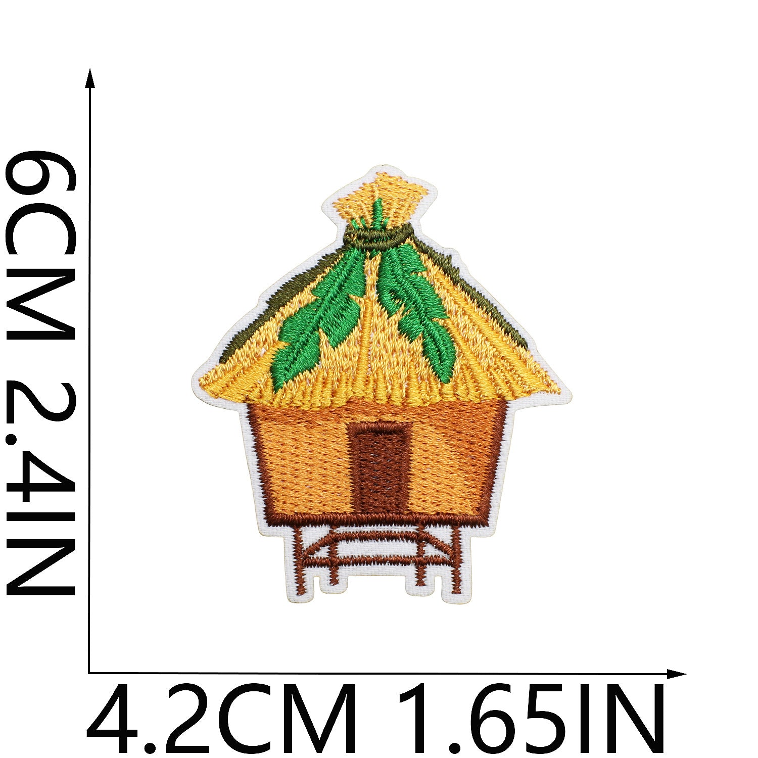Wholesale Trendy Hawaiian Tropical Embroidered Patch With Flamingo Palm Tree Pineapple Clothing DIY Accessory Resale
