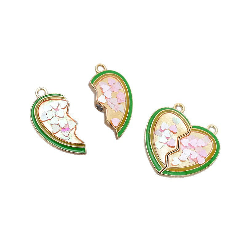 Wholesale Heart Magnetic Necklace Cartoon Necklace Charms