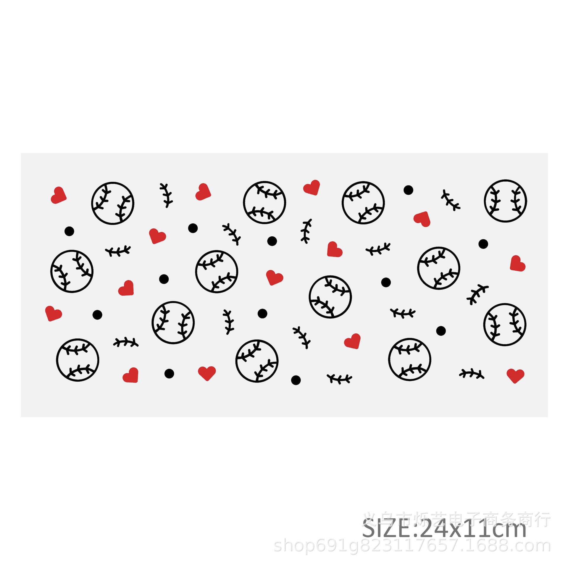 Wholesale Hamburgers and French fries food category 16oz Cup UV DTF Wraps