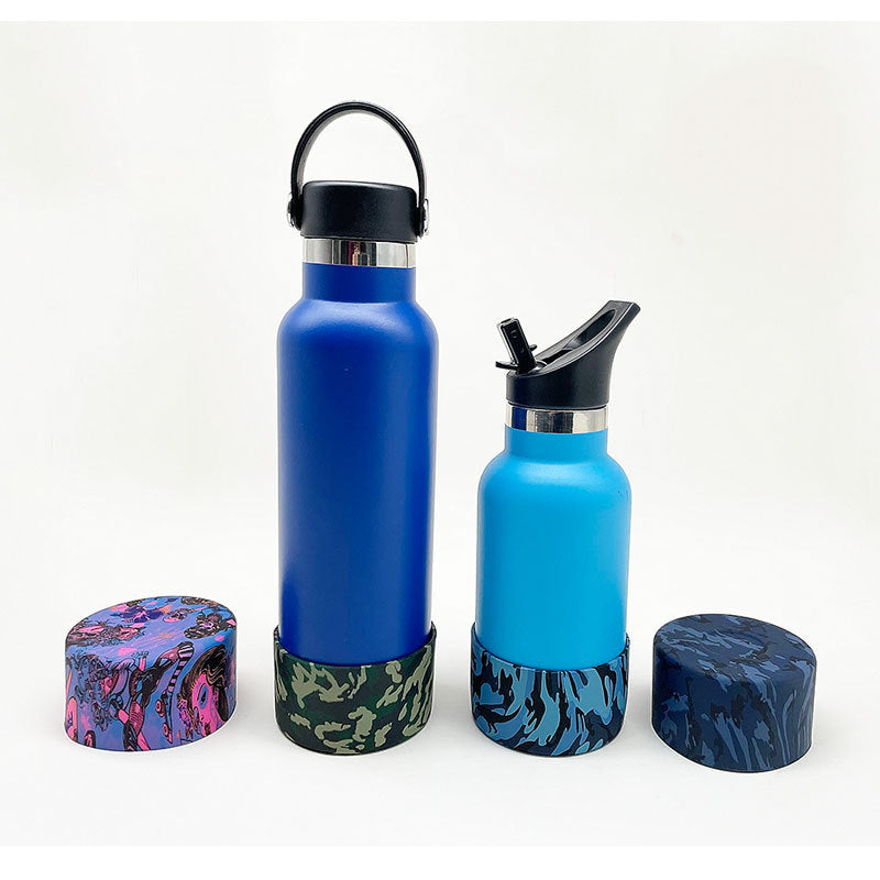 Wholesale 7.5/12-24oz Thermal Transfer Silicone Cup Bottom Protector