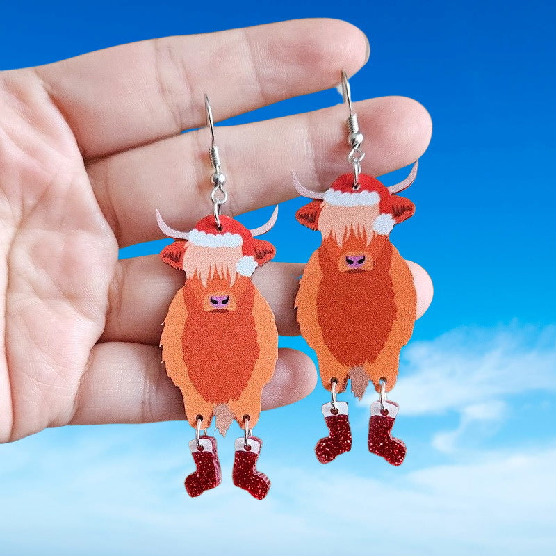 Wholesale Christmas hats and animal earrings