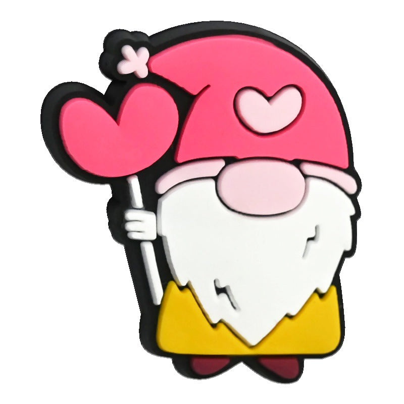 Wholesale Random 100pcs Color Cartoon Hat Small People Focal Beads