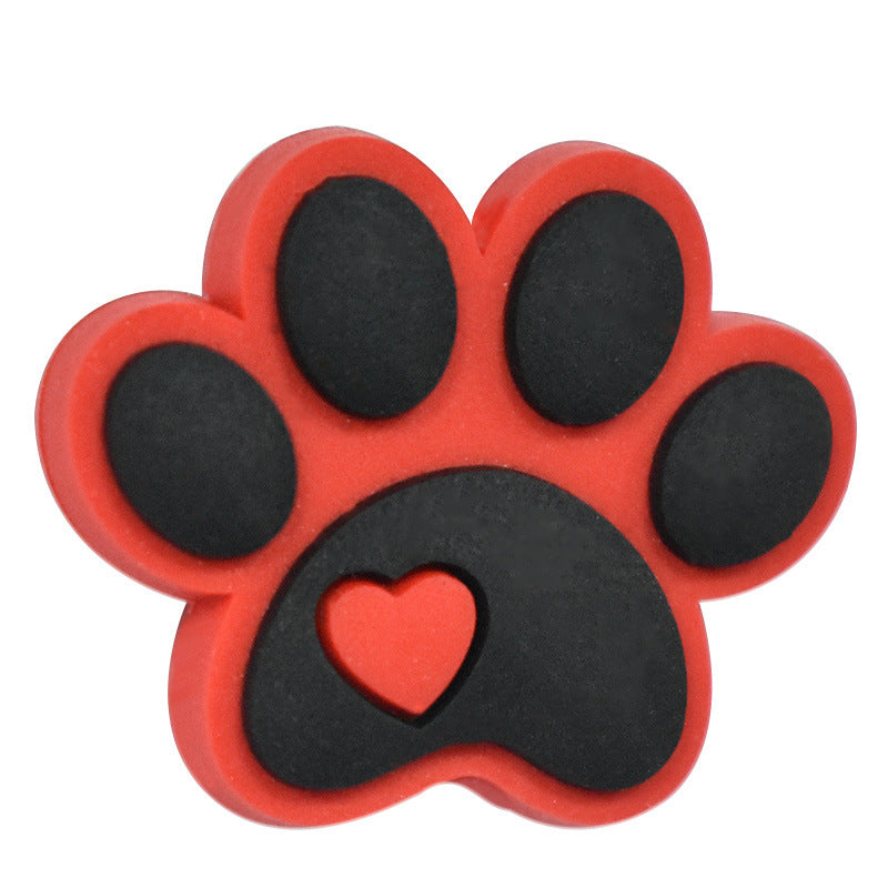 Wholesale Random 100pcs Dog Paw Series Creative Ballpoint Pen Bead Focal Beads