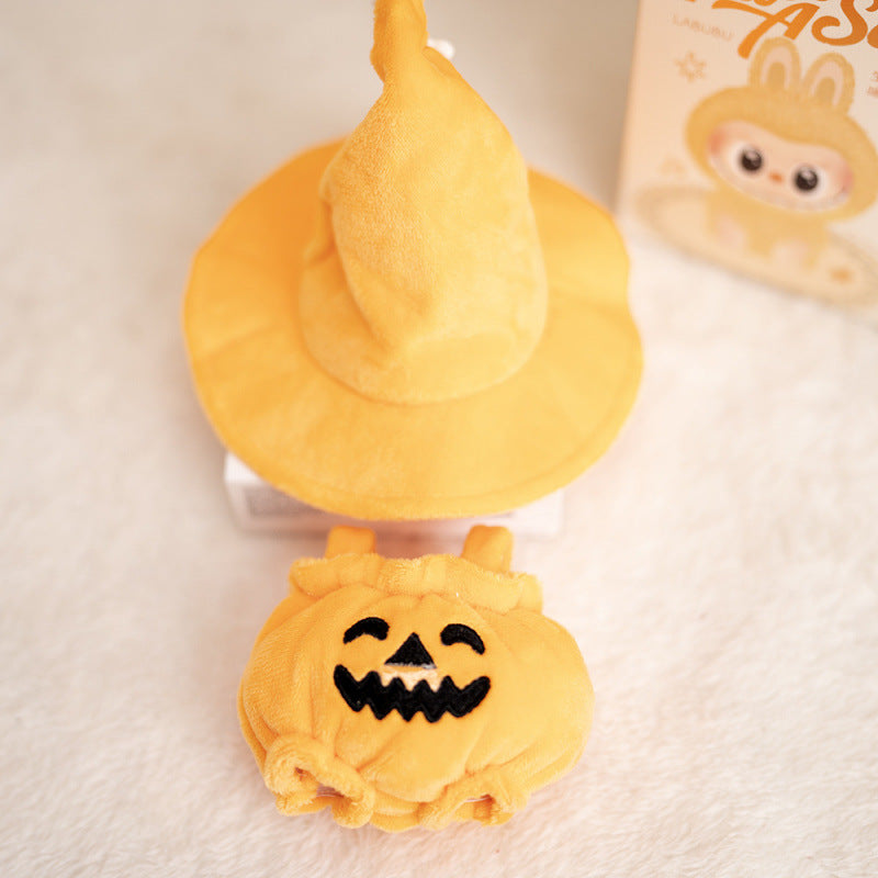 Wholesale Baby clothes pendant doll can wear  hat pumpkin costume doll change clothes