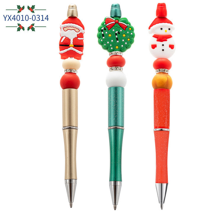 Wholesale beaded pens Christmas Bead Pen Creative DIY