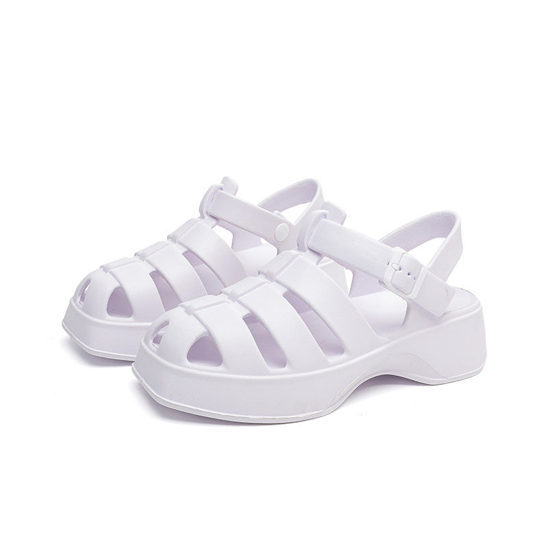 Wholesale Thick Sole Heightening Fashion Versatile Sandals